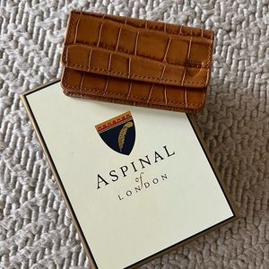 NWT Aspinal Leather Card Holder